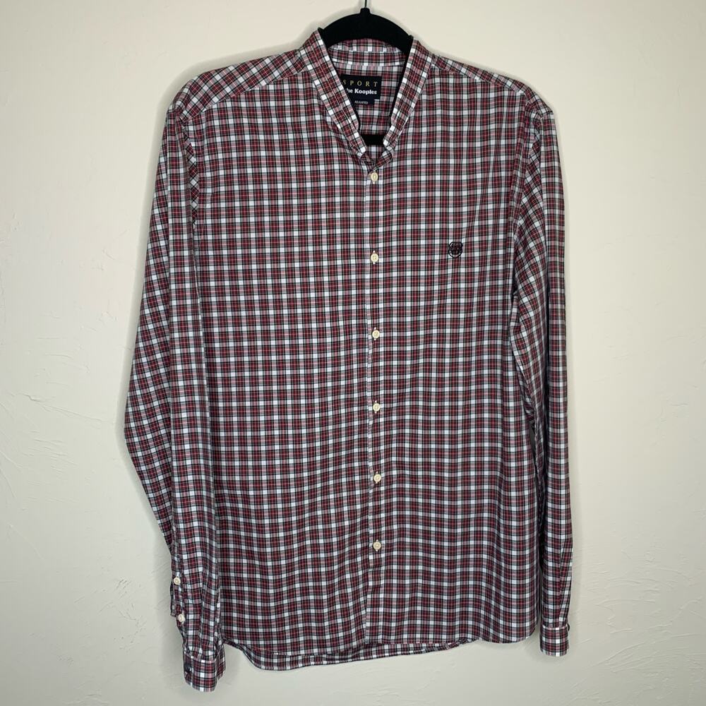 the Kooples Sport Plaid Shirt Size Large Holiday